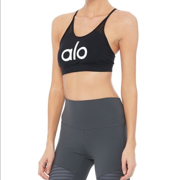 ALO Yoga Other - ALO Yoga Starlet Black Sports Bra